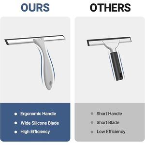 Spatola Multiuso da 10 Pollici con Gancio per Vetri Doccia, Finestre, Specchi, Piastrelle, Vetri Auto, per Pulizia di Porte e Finestre - Product Image 6