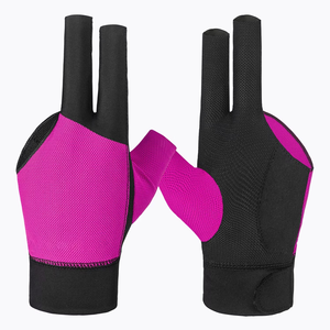 Gants de billard Geo Brothers respirants, légers, à bas prix, à deux doigts, pour le snooker, le billard américain, de haute qualité, avec logo personnalisé, protection UV - Product Image 4
