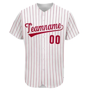 Nouveau maillot de softball d'équipe, sublimation, vente en gros, hommes, uniforme de baseball personnalisé, blanc, vêtements de baseball et de softball - Product Image 5