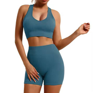 Shorts de sport en polyester et spandex pour femmes, vêtements de sport décontractés, hautement élastiques et respirants - Product Image 5