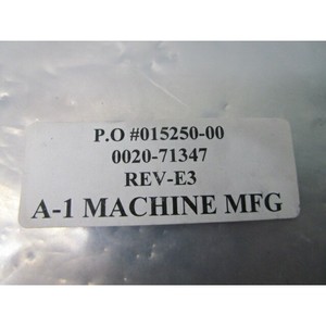 AMAT 0020-71347 RING <b>SPACER</b>, 103981 - Trusted Global Legacy Semiconductor Equipment and Parts at - Product Image 1
