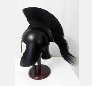 Casque de Chevalier Médiéval en Métal Poli Fait Main CH, Modèle Troie, Achille, Spartan, Décoration d'Intérieur, Objet de Présentation, Cadeau Pâques Noël - Product Image 2