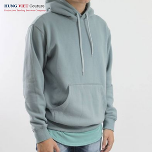 OEM Pull personnalisé en coton éponge lourd Sweat à capuche surdimensionné pour hommes Épaule tombante Manches longues Décontracté Motif solide pour l'automne - Product Image 4