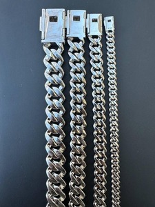Bracelet chaîne en argent 925 pour homme, style hip-hop géométrique, micro-incrustation de diamants ronds taille brillant, pour usage quotidien - Product Image 3