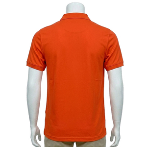 Camisa de Golf de Manga Corta para Hombre, de Jersey de Spandex/Algodón, Sólida, Transpirable, con Botones al Frente, ODM 220g, Teñido Liso - Product Image 2