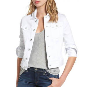 Chaqueta Vaquera para Mujer, Estilo Clásico Premium, Duradera, Cómoda, Ajustada, Prenda Exterior Moderna para Uso Diario - Product Image 1