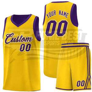 Tenue de Basketball Homme Personnalisable pour Équipe/Club – Col en V, Respirante, Séchage Rapide, 100% Polyester, Faible MOQ, Service OEM - Product Image 6