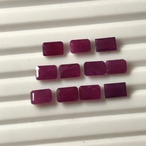 ทับทิมทรงแปดเหลี่ยมเจียระไนแบบธรรมชาติ ไม่ผ่านการอบความร้อน - Product Image 4