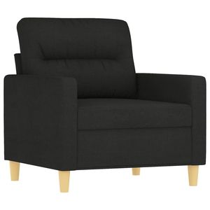 Ensemble de canapés en contreplaqué métallique polyester noir, élégants et durables, canapés-lits - Product Image 3