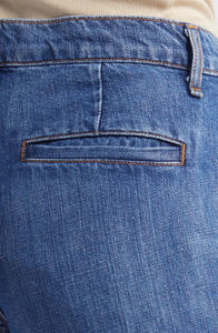 High Waist Womens Wide Leg <b>Denim</b> Jeans Loose Baggy Straight Pants Casual Blue <b>Stretch</b> Trousers Wholesales Supply - Product Image 6