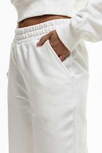 Vêtements pour femmes Logo personnalisé Survêtement Plain Crop Hoodie Set Two Piece Sweatpants and Hoodie Set Women - Product Image 2