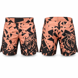 Grappling MMA <b>Shorts</b> Reseller Custom Logo Breathable Construction Customization Team Uniform Textile <b>Tailored</b> Jiu Jitsu Flexible - Product Image 2