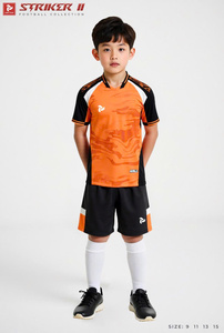 Ensemble de maillots de football personnalisés, séchage rapide, respirant, uniforme d'équipe de football, adultes, enfants, fabricant OEM ODM, Striker II JP 100% - Product Image 4