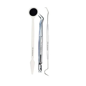 Kit dentaire jetable de qualité supérieure pour cliniques et hôpitaux, ensemble d'examen dentaire stérile à usage unique, miroir, sonde, pince, plateau - Product Image 4