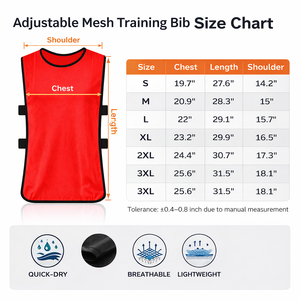 Unisex Custom Football & Soccer <b>Training</b> Vest Game Team Uniforms Breathable Quick Dry Summer High Quality <b>Training</b> <b>Bibs</b> Scrimmag - Product Image 3