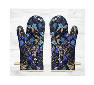 custom all over print cotton woven <b>oven</b> <b>glove</b> heat resistant kitchen mitt bulk supplier high density cotton woven <b>oven</b> mitt prin - Product Image 1