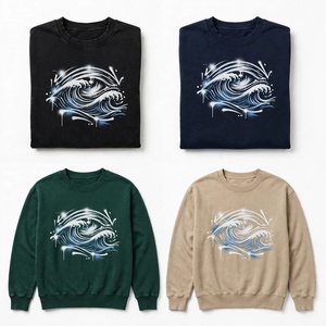 Sweat-shirt à col rond en molleton épais, imprimé graphique personnalisé, style streetwear, pull décontracté pour homme, vêtements chauds d'hiver - Product Image 6