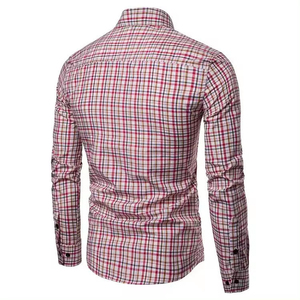 Vente directe usine Chemises habillées et chemises de mariage pour hommes 100% coton respirant, confortables et coupe ajustée 2026 - Product Image 6