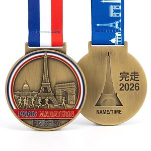 Medalla de Finalista de Maratón Personalizada por el Fabricante, Esmalte Suave de Tokio, Impresión UV, Chapada en Oro - Product Image 4