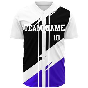 Maillot de baseball brodé personnalisé de qualité supérieure, avec votre nom, votre numéro, votre logo, style d'équipe - Product Image 6