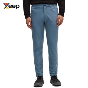 ออกแบบโลโก้ตามสั่ง XEEP รุ่น XC-MT-14 กางเกงขายาวผู้ชายทรงตรง สไตล์ลำลอง เอวสูง น้ำหนักเบา ผลิตจากโพลีเอสเตอร์/คอตตอน ปิดด้วยเชือกผูก - Product Image 1