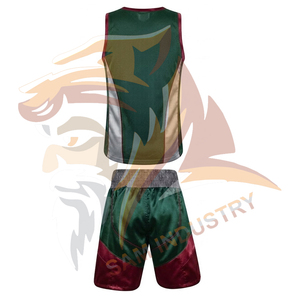 Latest Design Custom Size Color and Logo Boxing Uniforms Wholesale Best Selling Martial Arts Wear Boxing Uniforms - Product Image 3