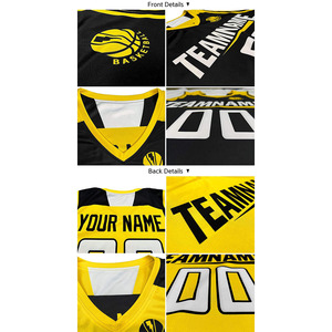 Maillot de baseball unisexe 100% polyester à séchage rapide, brodé, manches courtes, uniforme d'équipe avec logo personnalisé - Product Image 6