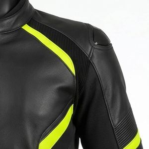 Custom Made Unisex Summer Leather Motorcycle <b>Racing</b> <b>Jacket</b> Breathable Windproof Sportswear for Bike Riding - Product Image 5
