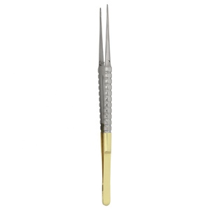 Pince à épiler professionnelle pour extensions de cils volume russe, en acier inoxydable, antimagnétique, durable, légère, à pointe fine et lisse - Product Image 2