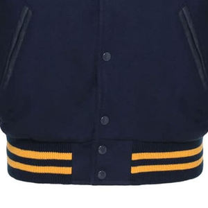 Chaqueta Varsity Personalizada Premium para Hombre, Estilo Béisbol, Mezcla de Lana, Logotipo Bordado, Cuello Acanalado, Chaqueta Urbana - Product Image 3
