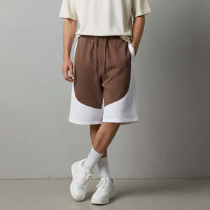 Summer Casual Wear High Quality Solid Fashionable Sun Fade Wash Breathable Eco-Friendly Gym Quick Dry <b>Elastic</b> Waist shorts - Product Image 4