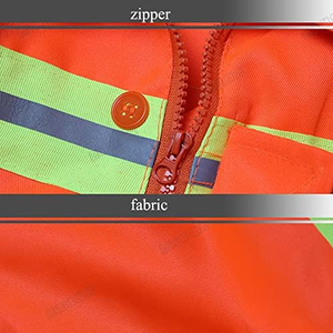 Overol de Trabajo Industrial de Alta Visibilidad, Reflectante, Seguro, Duradero, Transpirable, de Poliéster, Unisex, de Secado Rápido - Product Image 3