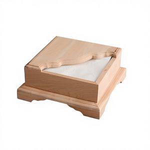 Customised Design Wooden Napkin Holder Top Trending <b>Tissue</b> Box <b>for</b> Restaurant and Hotel Use Best Quality Product - Product Image 3