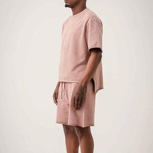 Conjunto de Camiseta y Pantalones Cortos de Playa de Algodón de Alta Calidad, Nuevo, Moderno, con Estampado a la Moda - Product Image 2