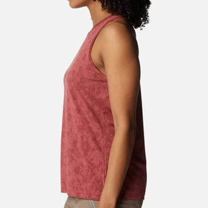 Débardeur blanc pour femme de qualité supérieure, coupe ajustée, en coton et élasthanne, pour tenue décontractée et fitness, fournisseur OEM de marques privées - Product Image 3