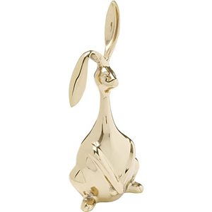 Sculpture de lapin plaquée or, figurine animale, décoration de table, décoration artistique moderne pour le salon, artisanale - Product Image 5