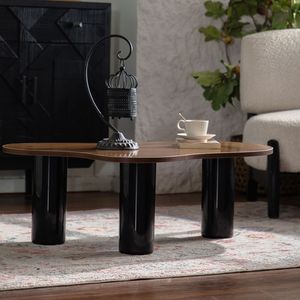 Tavolino da Caffè Moderno Cloud per Soggiorno, Facile da Montare con Combinazione di Colori Moderni - Product Image 3