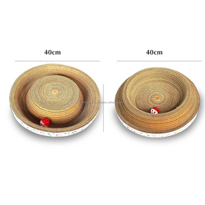 แผ่นกันรอยขีดข่วนสำหรับแมวเป็นมิตรกับสิ่งแวดล้อมขายส่งช่วยลดความเสียหายของเฟอร์นิเจอร์และส่งเสริมความสนุกการเกาเสาของเล่นแมวผลิตในเวียดนาม - Product Image 2