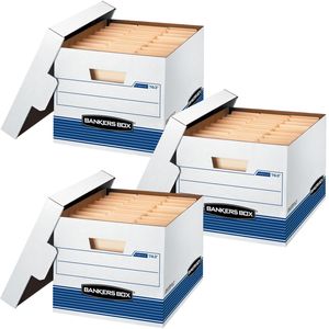 Stor/<b>File</b> Medium Duty Letter/Legal Paper <b>Boxes</b> White 5 Pack - Product Image 4