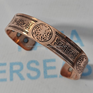 Brazalete Magnético de Cobre con Motivo de Árbol Moderno, Ecológico, para Recuperación Muscular, Bio Terapia, para Deportes, Salud y Fitness - Product Image 3