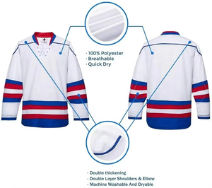 Diseña Tu Propio Logotipo en Camisetas de Hockey sobre Hielo, Camisetas de Hockey sobre Hielo de Alta Calidad al por Mayor, la Mejor Calidad en Venta - Product Image 2