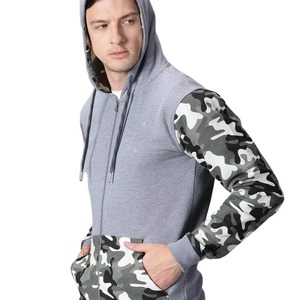 Sweat-shirts à capuche pour hommes de haute qualité, 100% coton molletonné, tricotés pour l'hiver, respirants, écologiques, séchage rapide, poche unie, service OEM - Product Image 3