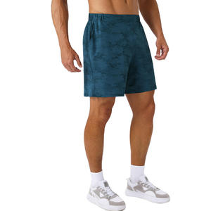 Pantalones Cortos Deportivos Casuales para Hombre, de Secado Rápido, con Estampado de Camuflaje, Cintura Elástica, Corte Corto - Product Image 1