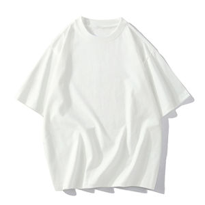 T-shirt en jersey pour homme de haute qualité, coupe courte et carrée, décontracté, oversize, 100% coton, motif uni, écologique, personnalisable, vierge - Product Image 5