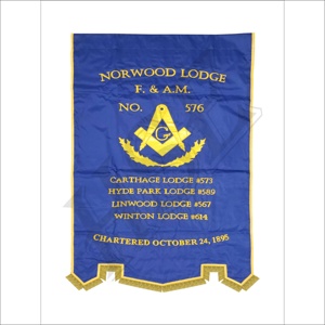 Masonic Banner Masonic Regalia High Quality - Product Image 1