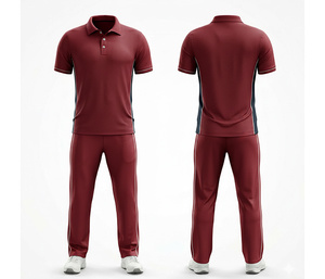Lightweight Full Sublimation <b>Cricket</b> Uniform Full Printing | Men Women Youth <b>Cricket</b> Wears Polo Shirt and Trouser Full team - Product Image 3
