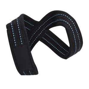 Sangles de musculation personnalisées OEM avec support pour les poignets, sangles de préhension durables en coton pour la salle de sport et la musculation - Product Image 5
