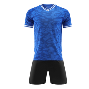 Conjunto de Uniforme de Fútbol Premium de Última Moda, Camiseta y Pantalones Cortos de Color Sólido, Nuevo Estilo, Ropa Deportiva al por Mayor para Clubes y Equipos Deportivos - Product Image 2