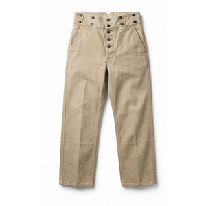 Pantalon de combat durable pour homme, design traditionnel, coupe droite, taille mi-haute, en toile légère, avec coutures renforcées et ajustables - Product Image 1