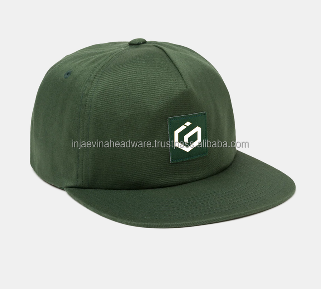 Snapback Hats Custom Print Logo Patch Plastic Closure Men Women Outdoor Adjustable Performance Polyester/Cotton Vietnam Injae